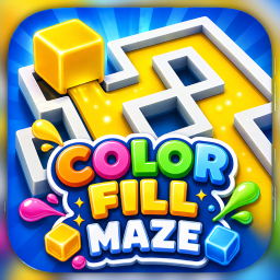 Color Fill Maze : 3D Puzzle